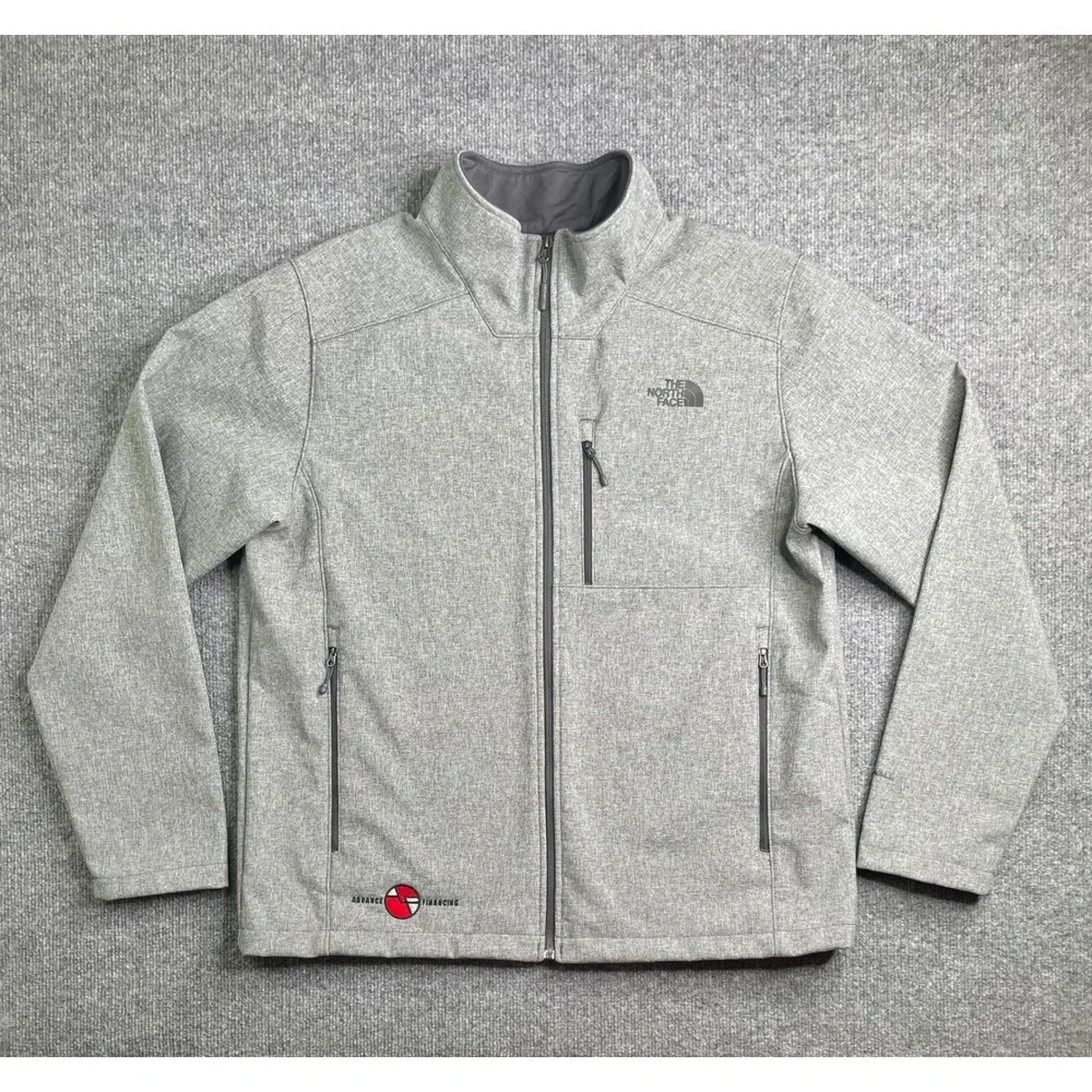 The North Face Softshell Jacket Mens XL‎ Grey WindWall Apex Bionic A2RE7MQH